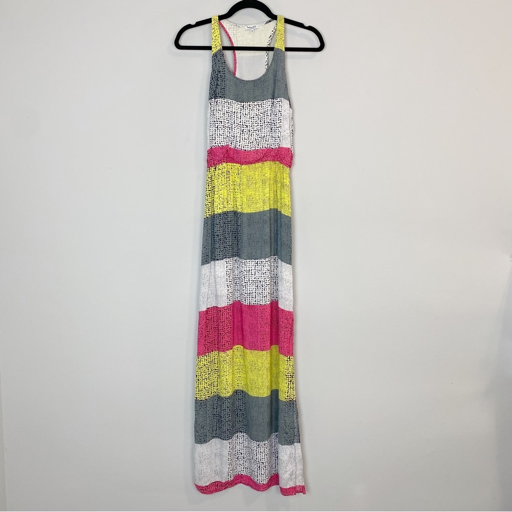 Splendid Colorblock Maxi Racerback Dress - Picture 2 of 9